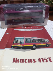 IKARUS 415 T trolibusz  1992  ATLAS  Editions Collections   1:72 ÚJ!!! BONTATLAN!!!