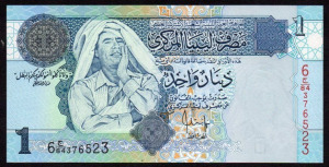 Líbia 1 dinar UNC 2004