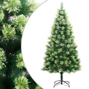 csuklópántos műkarácsonyfa állvánnyal 180 cm