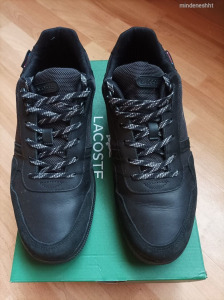 LACOSTE T-Clip új bőr cipő Eur 44 méret