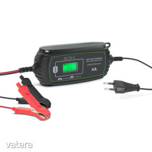 Autós 230VAC LCD kijelző intelligens akkumulátor töltő akkutöltő autó motor csepptöltő 6V 2A 12V 4A