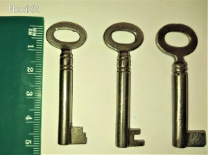 Régi ékszeres ládika / retro fadoboz kulcsok (3 db)