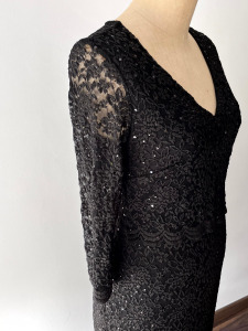 Per Una - Marks&Spencer (M&S) , UK10, 38, M új elegáns, alkalmi fekete csipke ruha