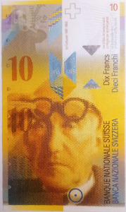 Svájc 10 frank 2000 UNC P-67a.3