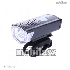 UNIVERZÁLIS biciklis / kerékpáros lámpa - 300LM, 2.5 óra erős világítás, 360°-ban forgatható, 4 ó...