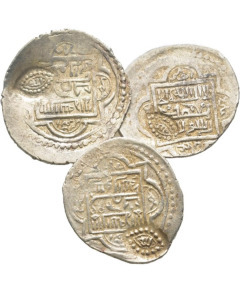 3x ezüst Akce (LOT) Anatolia 1366-1380