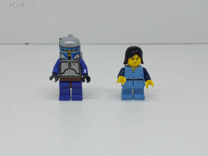 LEGO Jango Fett (Balaclava Head) sw0053 és Boba Fett, Young - Yellow Head sw0054