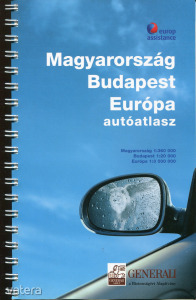 Magyarország, Budapest, Európa autóatlasz 2008-as kiadás