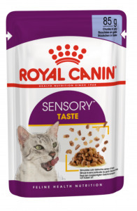 Royal Canin Sensory Taste Gravy- zselés nedves táp felnőtt macskák részére 0,085 kg