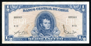 Chile 1962-75 1/2 Escudo