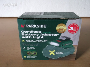 Parkside PAA 20 LI-B3 akkus USB adapter Új