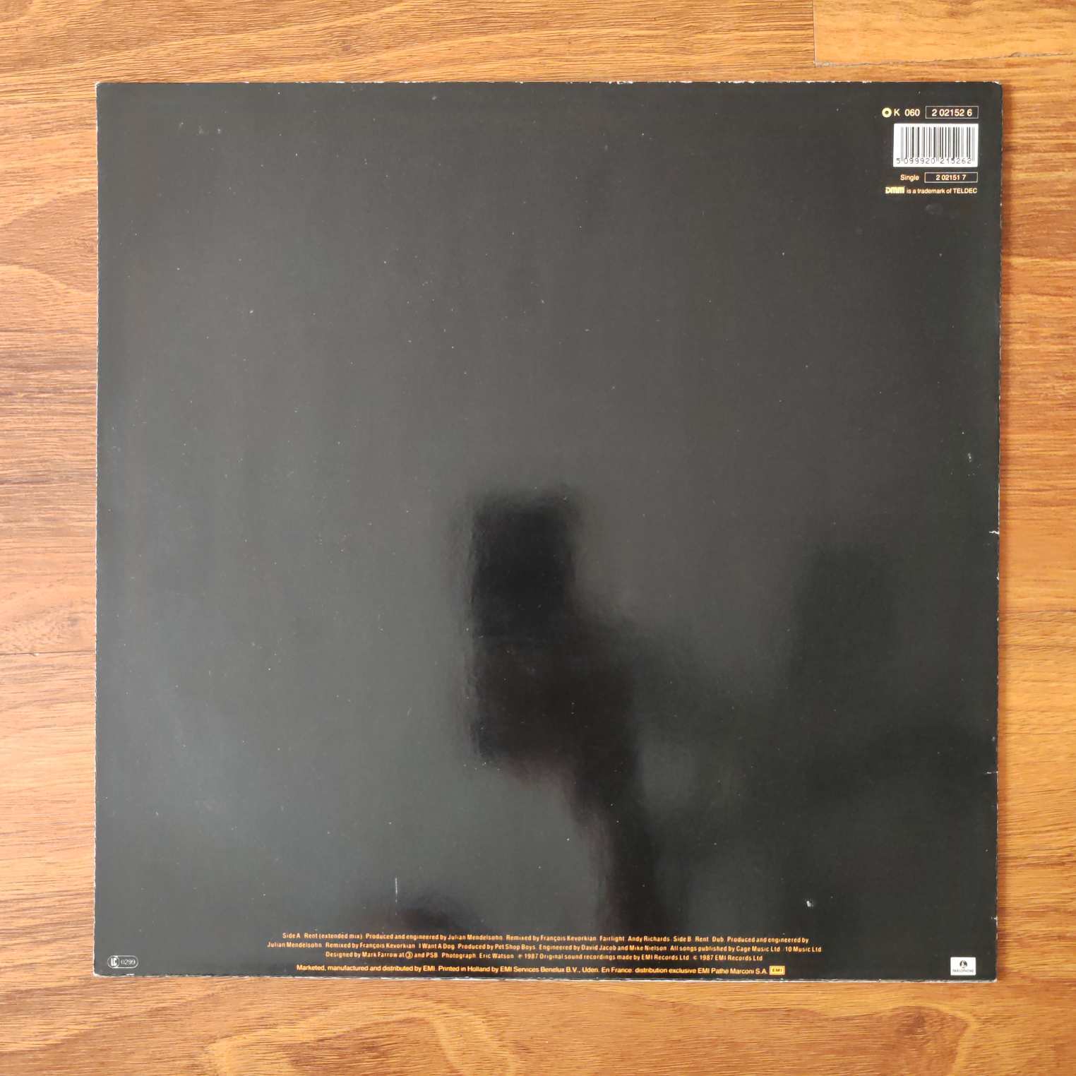 Pet Shop Boys / Rent 1C K 060-20 2152 6