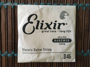 Elixir NANOWEB E6 fém gitárhúr (0.46)
