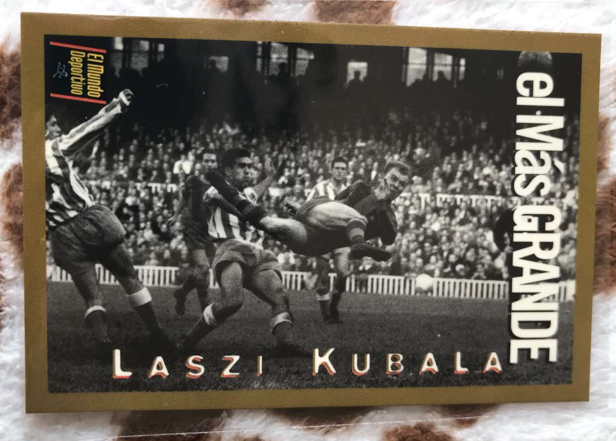 Card Showcase / Vitrina de Cromos | 1955-56 Kubala | ed. Ruiz Romero