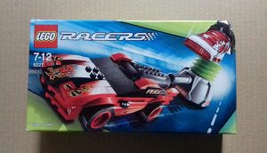 11 ÉVES :  Új -  Lego RACERS 8227 SÁRKÁNYOS PÁRBAJHŐS Creator Technic City Duplo Speed Champions