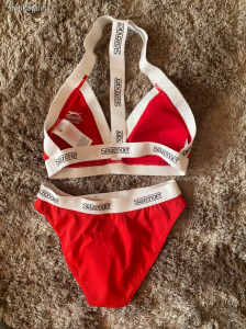 Slazenger bikini M méret-piros/fehér