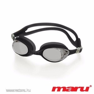 Maru Eclipse minőségi UV tükrös fekete úszószemüveg felnőtt RAKTÁR