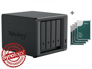 Synology NAS DS423+ (2GB) (4HDD) (4x12TB) DS423+_4X12TB Hálózat Hálózati tárolóegység (NAS)