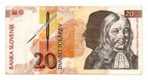 Szlovénia 20 Tolar Bankjegy 1992 P12a
