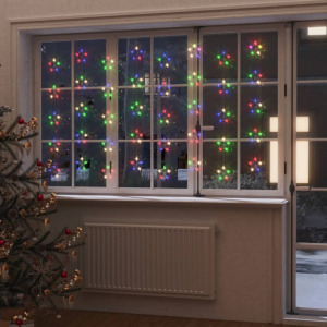 8 funkciós csillagdíszes fényfüggöny 200 színes LED-del