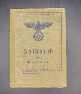 Soldbuch - 62. Gyaloghadosztály / Zsoldkönyv II. világháborús német