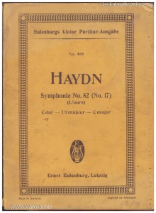 Joseph Haydn Symphonie No. 82 (No. 17) (1936.)