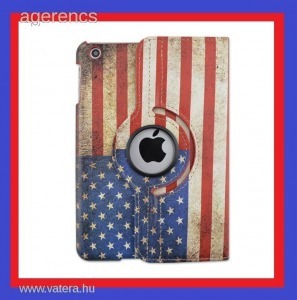 USA amerikai zászló mintás iPad Mini 2 3 tok tartó