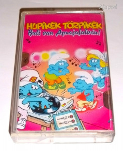 Hupikék Törpikék - Buli van aprajafalván - eredeti műsoros magnókazetta 1996.