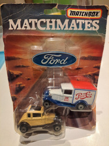 Matchbox   Matchmates  _  Model A Ford + Model A Ford Coupe