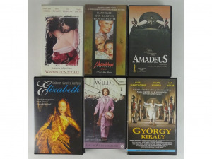 0T107 Kosztümös filmek VHS kazetta csomag 6 db
