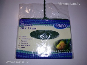 Aquarisztika Pacific Fishnet 20x15cm halkifogó háló zöld ÚJ bontatlan csomagolás!