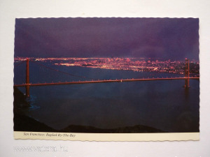 USA, San Francisco Golden Gate Bridge, híd