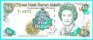 5 dollár 2005 Kajmán-szigetek UNC