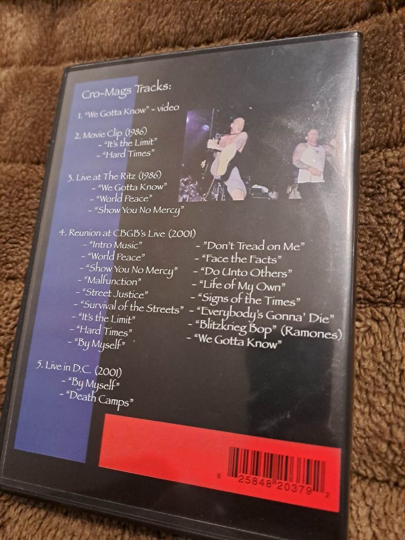 Cro-mags - Live In The Age Of Quarrel (1986-2001) dedikált