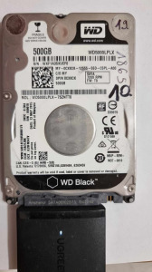 Western Digital WD Black 2.5 500GB 7200rpm 32MB SATA3 (WD5000LPLX), 2,5 HDD, 1 Ft-ról 10.