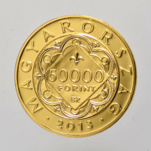 2013 I. Lajos  arany  50000 Ft   ( PAP226 )