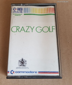 CRAZY GOLF - Commodore 16 / Plus/ 4 kazettás eredeti játék. Made in ENGLAND!