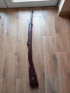 Svéd Mauser puska tusa és fa részei