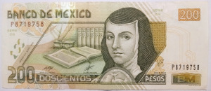 Mexikó 200 peso 2000 VF