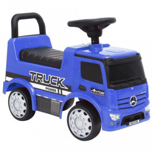 Kék Mercedes-Benz kamion pedálos autó
