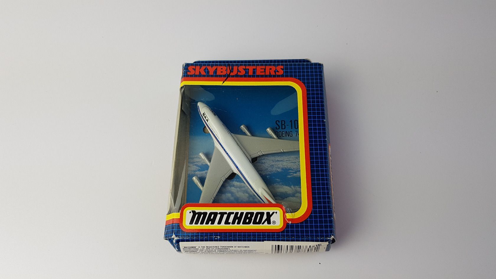Matchbox Skybusters Boeing 747 Lufthansa - Diecast 9cm, SB-10, Occasion