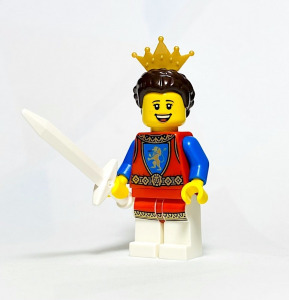 Királynő EREDETI LEGO egyedi minifigura - Castle Kingdoms - Új