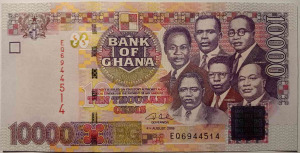 Ghána 10000 cedi 2006 UNC