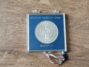 200 forint 1979 Nemzetközi gyermekév ezüst MNB tokban BU