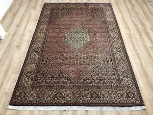 BIJAR (Bidjar) - IRÁNI kézi csomózású gyapjú PERZSA szőnyeg, 198 x 306 cm
