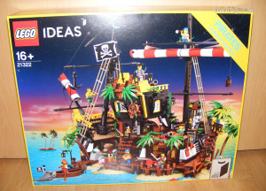 Lego Ideas 21322 Pirates of Barracuda Bay Kalóz sziget hajó 2545db ÚJ