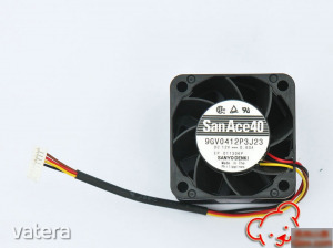 Original Sanyo SanAce40 9GV0412P3J23 12V 0.60A 40*40*28MM szerver server hűtőventillátor