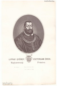 Lippay György esztergami érsek - acélmetszet