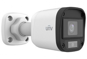 Uniview 2MP analóg ColorHunter csőkamera, 4mm fix objektívvel UAC-B112-F40-W Biztonságtechnika An...