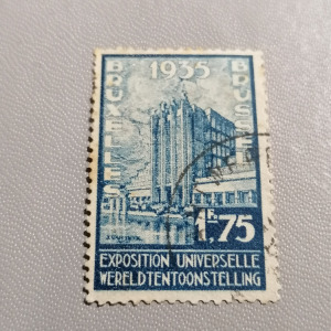 Pecsételt bélyeg Belgium. * 1934.